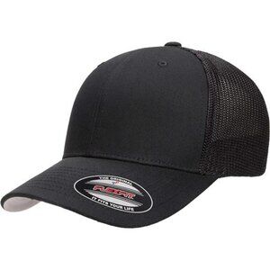 Mens Trucker Hat Adjustable Mesh Back Fitted Baseball Cap with Curved Visor